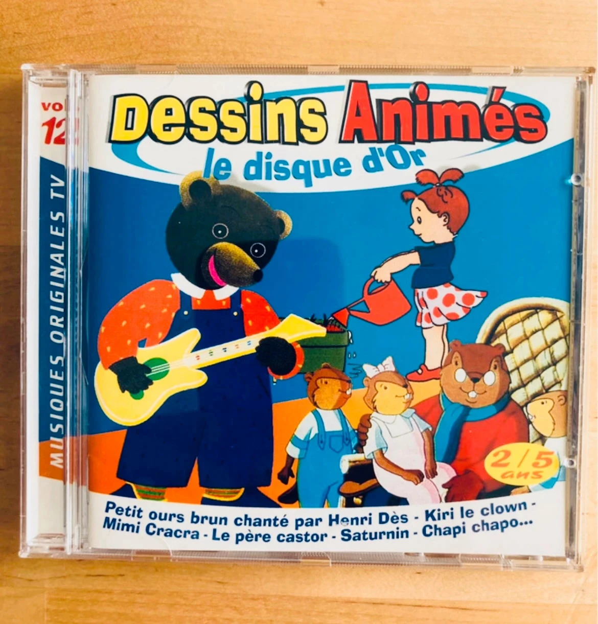 CD Dessins Animés Le Disque d’Or volume 12.